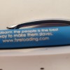 Blue Bright Soft Touch Diamond Stylus Pen with Inscription