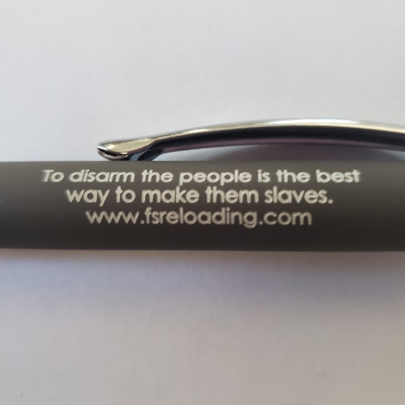 Black Bright Soft Touch Diamond Stylus Pen with Inscription