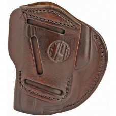 1791 4 Way Holster, Leather Belt Holster, Right Hand, Signature Brown, Fits Glock 17 19 22 23 & S&W MP9/MP40/MP45, Size 5 4WH-5-SBR-R