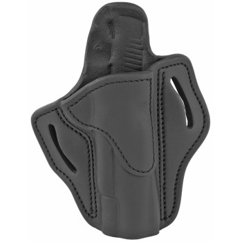 1791 Belt Holster 1, Right Hand, Stealth Black Leather, Fits 1911 4