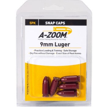 A-Zoom Precision Pistol Snap Caps 9mm Luger