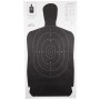 Action Target B-27S Standard Target, Full Size Black Silhouette, 24