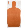 Action Target B-27S Standard Target, Full Size Orange Silhouette, 24