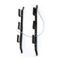 Allen Three Gun Locking Gun Rack with Steel Construction, Black Finish, Adjusts to Fit Over Windows from 18