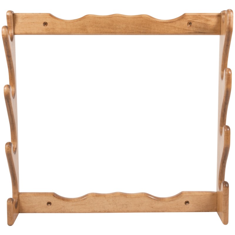 Allen Four Gun Wooden Wall Rack, Solid Wood Construction, 24.5