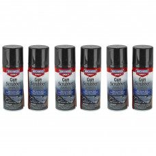 Birchwood Casey Gun Scrubber, Synthetic Safe Cleaner, Aerosol Can, 10oz, Value 6 Pack BC-33304