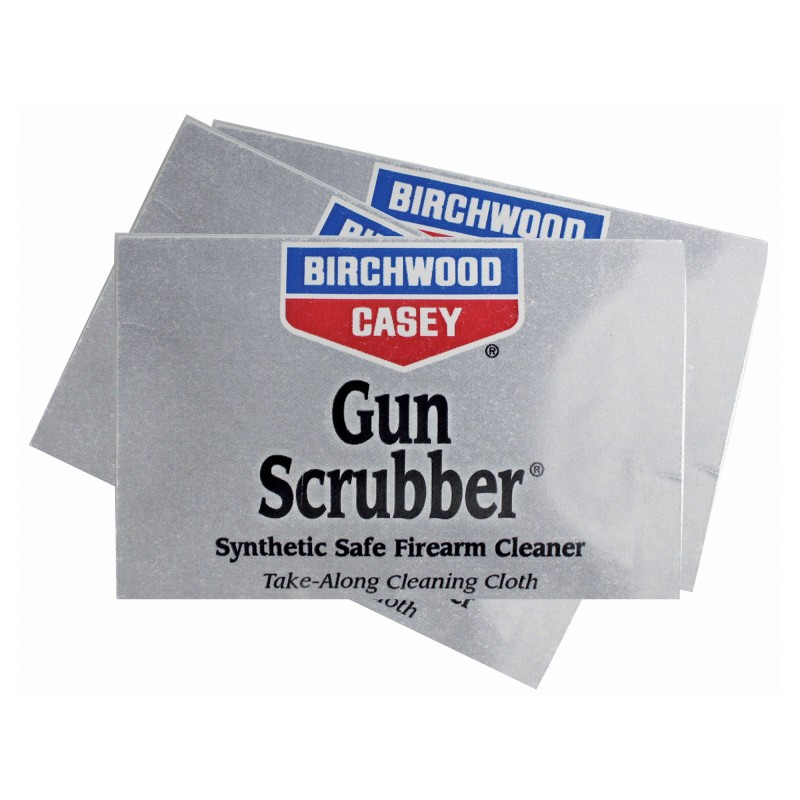 Birchwood Casey Gun Scrubber Wipes, 12 Wipes