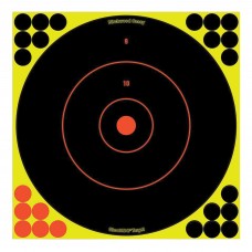 Birchwood Casey Shoot-N-C Target, Round Bullseye, 12