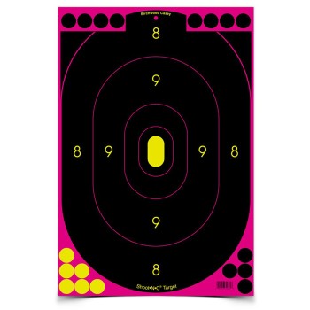 Birchwood Casey Shoot-N-C Target, Silhouette Pink, 12x18, 5 Targets