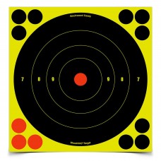Birchwood Casey Shoot-N-C Target, Round Bullseye, 8