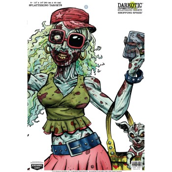 Birchwood Casey Darkotic Target, Shopping Spree, 12x18, 8 Targets BC-35665