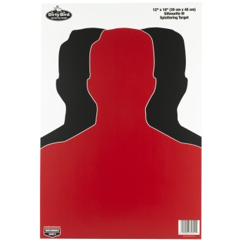 Birchwood Casey Dirty Bird Target, Silhouette III, 12x18, 8 Targets BC-35708