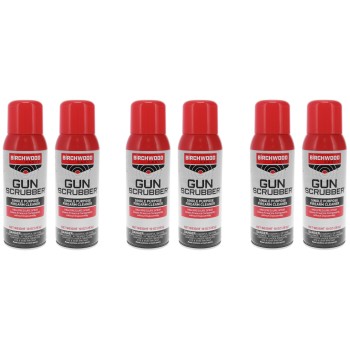 Birchwood Casey 1-2-3 Aerosol Value Pack, 10 oz 2-Bore Scrubber, 2-Gun Scrubber, 2-Barricade Aerosol Can