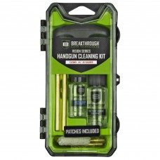 Breakthrough Clean Technologies Vision Series, Cleaning Kit, For  44/45 Cal, Includes Cleaning Rod Sections, Hard Bristle Nylon Brushes, Jags, Patch Holders, Cotton Patches, Durable Aluminum Handle And Mini Bottles of Break