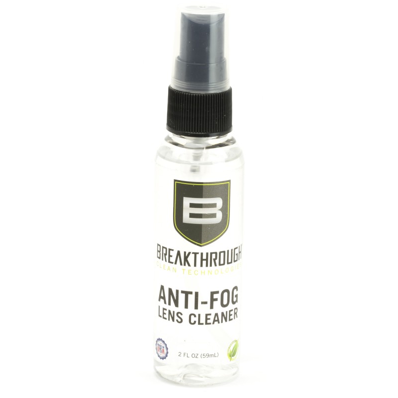 Breakthrough Clean Technologies Anti Fog, Lens Liquid Cleaner, 2oz, 12/Pack BTLC-2OZ