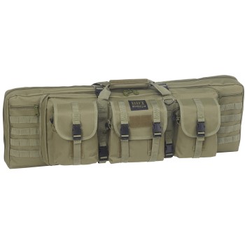 Bulldog Cases Tactical Double Rifle Case, Green, 37