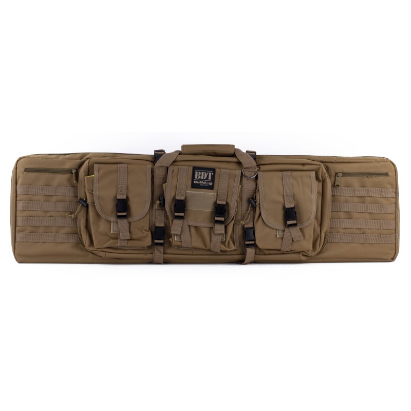 Bulldog Cases Tactical, Double Rifle Case, Tan, Nylon, 43