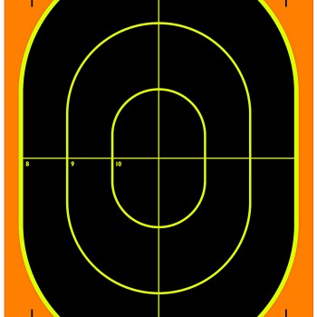 Caldwell Orange Peel Oval Target 12 x 18 5 sheets