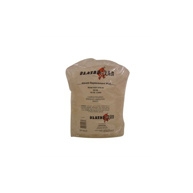 Claybuster Shotshell Wads 20 Gauge CB1078-20 Bag of 500