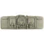Drago Gear Double Gun Case, Dbl Rfl Cs, Seal Grey, 600D Polyester, 42