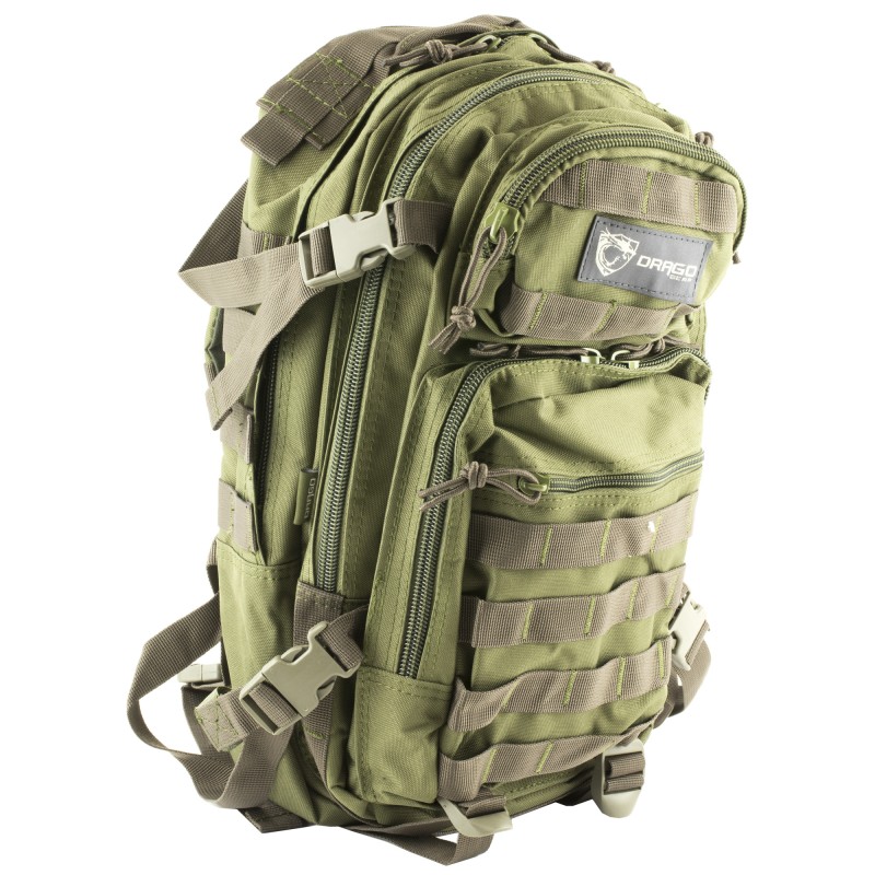 Drago Gear Scout Backpack, Green, 16