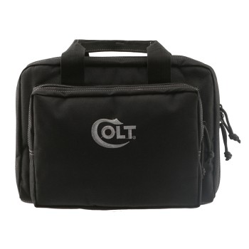 Drago Gear Colt, Double Pistol Case,  5 Internal Magazine Holders, Black C12-315BL