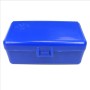 FS Reloading Plastic Ammo Box Small Pistol 50 Round Solid Blue