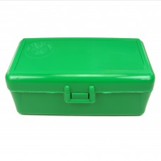 FS Reloading Plastic Ammo Box Large Pistol 50 Round Solid Green