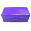 FS Reloading Plastic Ammo Box Large Pistol 50 Round Solid Purple