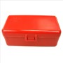 FS Reloading Plastic Ammo Box Medium Pistol 50 Round Solid Red