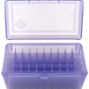 FS Reloading Plastic Ammo Box Small Pistol 50 Round Translucent Purple