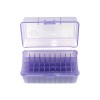 FS Reloading Plastic Ammo Box Small Rifle 50 Round Translucent Purple