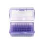 FS Reloading Plastic Ammo Box Small Rifle 50 Round Translucent Purple