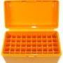FS Reloading Plastic Ammo Box Large Rifle 50 Round Solid Amber