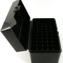 FS Reloading Plastic Ammo Box Medium Rifle 50 Round Solid Black