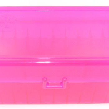 FS Reloading Plastic Ammo Box Medium Rifle 50 Round Translucent Pink