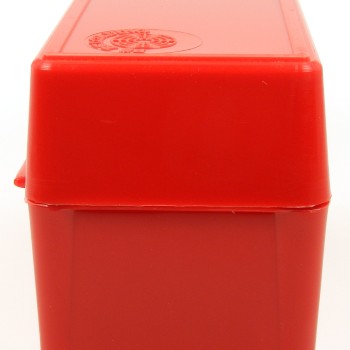 FS Reloading Plastic Ammo Box Small Rifle 50 Round Solid Red