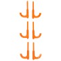 Firearm Safety Devices Corporation Chamber Flag, Orange, Rifle