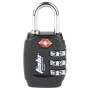 Firearm Safety Devices Corporation Lock, Black, TSA Lock w/Steel Shackle TSA747RCB