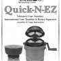Frankford Arsenal Quick-N-EZ Vibratory Case Tumbler & Kits Master Instructions