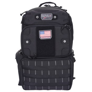 G-Outdoors, Inc. Tactical, Range Bag, Black, Soft, Tall GPS-T1913BPB