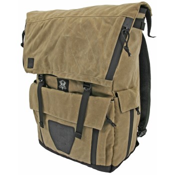 Grey Ghost Gear Gypsy, Backpack, Field Tan, Waxed Canvas, 19