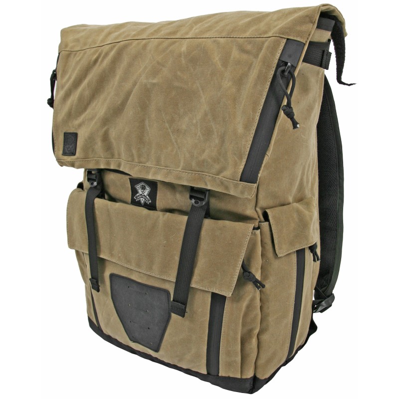 Grey Ghost Gear Gypsy, Backpack, Field Tan, Waxed Canvas, 19