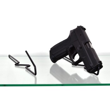 Gun Storage Solutions Handgun Back Kikstands, Vinyl Coated, Fits Guns As Small As .22 Caliber, 1 Per Stand, Free Standing BKIK10
