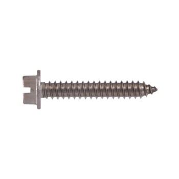 Hillman Stainless Steel Slotted Hex Washer Head Sheet Metal Screw 8 x 3/4