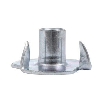 Hillman Zinc Pronged Tee Nut 10-24 pk of 4