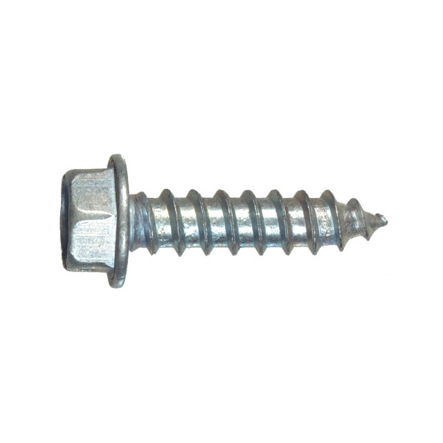Hillman Zinc Slotted Hex Head Sheet Metal Screw  6 x 3/4