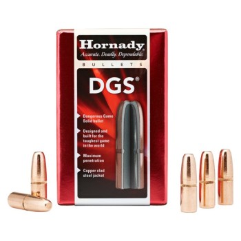 Hornady .400 Caliber 400 Grain Flat Nose DGS Box of 50