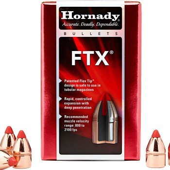 Hornady 38 Caliber .357 140 Grain FTX Box of 100