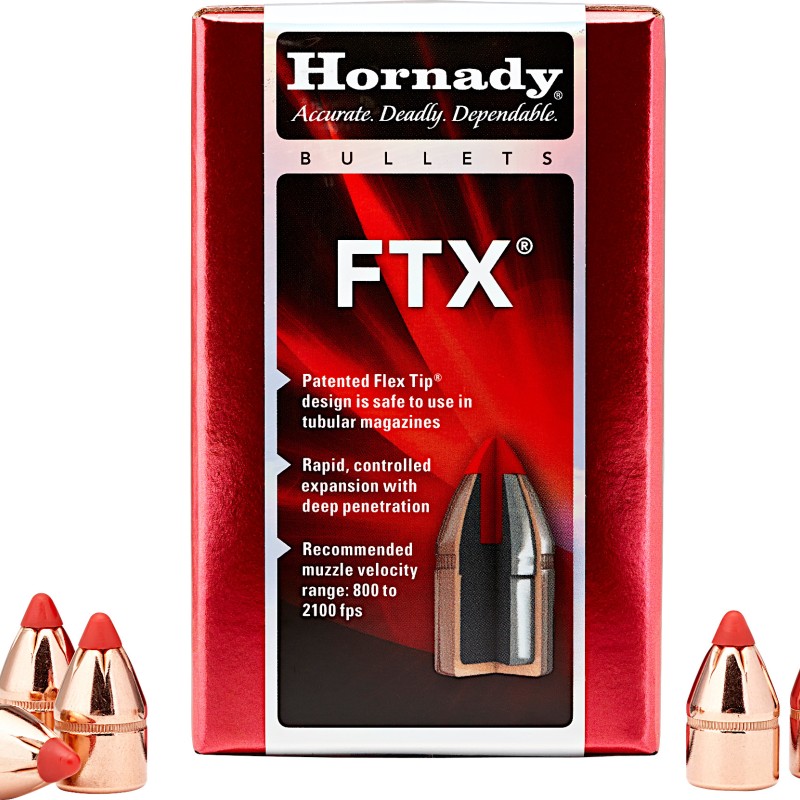 Hornady 38 Caliber .357 140 Grain FTX Box of 100